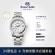 冠藍(lán)獅（Grand Seiko）信州雪系列g(shù)s日本原裝信州白雪花新年禮物男女情侶手表鈦金屬 男雪花SBGA211G