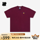 UNDEFEATED五條杠官方春季新品美式潮流LOGO拳套寬松落肩短袖T恤 紅色 M