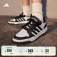 adidas ENTRAP美式校園風(fēng)運(yùn)動板鞋少年感復(fù)古籃球鞋男女阿迪達(dá)斯   白色/黑色   42