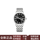 西鐵城（CITIZEN）日韓時(shí)尚休閑光能石英機芯不銹鋼表帶日韓表男表黑色表盤(pán) 黑色表盤(pán)