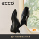 愛步（ECCO）*皮鞋男 商務(wù)皮鞋男鞋簡約正裝皮鞋男亮面皮鞋德比鞋 墨本621634 黑色/磁石灰62163450839 41 尺碼偏大