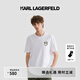 Karl Lagerfeld卡爾拉格斐2025夏季新款短袖T恤老佛爺男裝M22X1799 白色 L （50）