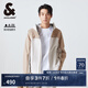 杰克·瓊斯（JACK&JONES）男裝春新款直筒Teflon面料防水背后反光字母外套男士224121061 C42 巖灰色 常規(guī) C42 巖灰色 L 180