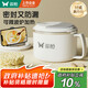 雙槍304不銹鋼泡面碗帶蓋 方便面瀝水飯盒大號1400ml