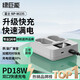 綠巨能（llano）適用富士NP-W235相機電池X-T5充電器PD/QC快充XT4/xs20/GFX100S/GFX50SⅡ/XH2S微單相機雙充充電器