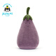 Jellycat活潑茄子可愛(ài)公仔毛絨玩偶食物蔬菜玩偶安撫娃娃送禮生日新婚禮物 活潑茄子 H40 X W22 CM