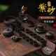 無(wú)印堂紫砂茶具功夫套裝輕奢高檔茶壺杯茶盤(pán)陶瓷家用辦公室禮物定制整套 紫砂【節節高+壺承】24頭禮盒裝