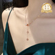 紀(jì)希哲 GICICE輕奢高端小蠻腰女士項(xiàng)鏈時(shí)尚高級(jí)感鎖骨鏈情人節(jié)生日禮物送女友 小蠻腰項(xiàng)鏈(玫瑰金色)