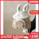 viney玩偶包包女包單肩斜挎包可愛兔子包生日七夕情人節(jié)禮物送女友老婆 【棕色】實用女生高級感實用洋氣鏈條手提毛絨包