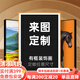 北歐空間裝飾畫定制來圖尺寸定做辦公室照片打印掛畫餐廳訂制玄關(guān)大幅壁畫 定制邊框尺寸(咨詢客服)