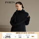 PORTS寶姿 新品女裝個性造型感多穿法毛衫LN9K433BKX003 屋頂綠 S ONE IZE