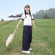 優(yōu)蜜屋女童牛仔套裝夏裝2025新款洋氣大童夏季兒童短袖長褲女孩衣服10歲