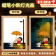 曇蓓漫蠟筆小新燈光畫小夜燈客廳臥室裝飾氛圍發(fā)光畫桌面創(chuàng)意小擺件禮品 蠟筆小新燈光畫【8寸三色插電款】 【16.5*21.5cm】