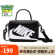 耐克NIKE單肩包/斜挎包中性鞋盒包NIKE休閑包FN3059-010黑白均碼