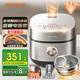 九陽【全域蜂窩0涂層】低糖電飯煲電飯鍋IH加熱多功能預(yù)約4L升3-4-5-6人不粘316L不銹鋼【國家補(bǔ)貼】 【5A認(rèn)證好米飯】40F550L- 4L