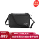 始祖鳥（ARC'TERYX）HELIAD 6L防潑水背包運動戶外休閑拉鏈開合單肩斜挎腰包男女同款 黑色 25*17*9cm 均碼