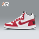 耐克（NIKE）板鞋女夏季新款COURT中幫簡(jiǎn)版空軍一號(hào)透氣輕便耐磨運(yùn)動(dòng)休閑鞋 839977-103 白紅 37.5
