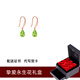 timebetter天然橄欖石銀耳環(huán)青春橄欖石小眾輕奢高級水滴送證書(shū)生日禮物 套1/橄欖石耳環(huán)+玫瑰禮盒 925銀材質(zhì)