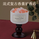 木丁丁擴香石香薰晶石燭臺精油車(chē)載家用室內持久香氛擺件送女生伴手禮盒 橙晶石-東方梔子