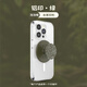 PopSockets【植物行者】泡泡騷手機支架氣囊伸縮防摔粘貼指環(huán)扣蘋(píng)果手機MAGSAFE磁吸生態(tài)iPhone圓啪嗒 鋁印·綠·MagSafe圓啪嗒