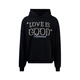 GOODBRAND 2024F/W Love is good 珍珠連帽衛(wèi)衣 男女同款 黑色 M