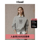 ELAND衣戀衛(wèi)衣女圓領(lǐng)運(yùn)動風(fēng)棉感舒適寬松休閑上衣2024秋季新款 中灰色(18)M/Grey S 160