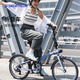 迪卡儂（DECATHLON）折疊車Fold500折疊自行車20寸變速通勤便攜學生輕折疊車 升級款 Fold500 藍色 舒適坐墊+ 20英寸