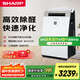 夏普（Sharp）空氣凈化器加濕一體機(jī)高效除異味霧霾PM2.5凈離子殺菌除過敏原寵物除味母嬰家用GJ60
