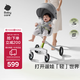 babycare輕便溜娃神器嬰兒推車一體式環(huán)抱坐艙可折疊高景觀嬰兒車時光銀