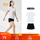 361°跑步運(yùn)動套裝女士夏季衣服新款速干短袖短褲兩件套662524001H-1