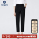 Navigare意大利小帆船女士休閑褲西裝褲純色長(zhǎng)褲2312073501 黑色 27 