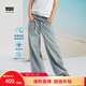 Levi's李維斯冰酷系列25年新款女士彎刀褲香蕉褲白色寬松牛仔長褲 淺藍(lán)色 26 (30) 腰圍偏大