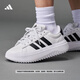 adidas GRAND COURT PLATFORM厚底增高網(wǎng)球板鞋女阿迪達(dá)斯輕運動 白色/黑色 37