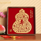 伯莎丹頓銅雕百壽圖掛畫(huà)擺件客廳玄關(guān)送長(cháng)輩賀壽百福中式高端裝飾喬遷禮物 銅雕百壽圖-B款 (進(jìn)口胡桃木框)
