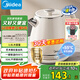 美的（Midea）電熱水壺家用燒水壺自動斷電保溫一體 1.8升大容量母嬰級316L不銹鋼保溫全自動恒溫壺 SH60-Q