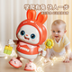 歐塞奇兒童唱歌電動(dòng)玩具嬰兒會(huì )走會(huì )跳舞抬頭小兔子學(xué)爬男童女童 粉色|跳舞兔【48首音樂(lè )】升級usb充電款