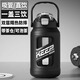 BEMEGA雙層高硼硅玻璃杯女生男大容量耐熱防爆耐高溫水杯子便攜運(yùn)動(dòng)水壺 運(yùn)動(dòng)黑1000ml【防摔防燙耐高溫】