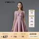 PORTS寶姿女裝春夏新品無袖連衣裙LM8D111JWQ017 藕粉色 M (6)