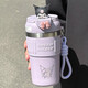 oktp凱蒂貓可愛(ài)咖啡杯2025新款女生大容量保溫水杯學(xué)生車(chē)載保冷杯子 丁香紫450ML
