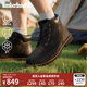 添柏嵐（Timberland）官方男鞋靴中幫靴戶外通勤輕便皮革偏大|A6581 A6581W/黑色 42