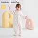 巴拉巴拉balaOne嬰兒連體衣秋冬寶寶包屁衣爬服兩面穿萌 粉色小兔子60356 90cm