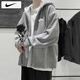 耐克（NIKE）外套男士 25夏季新款運(yùn)動(dòng)服裝連帽開衫衛(wèi)衣防風(fēng)休閑服透氣夾克 法式毛圈/熱推款/曬圖退5 M 【170】體重110~130斤左右