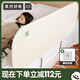 果然好奇（BOLIN BOLON）旅行床護(hù)欄 寶寶防摔防護(hù)欄擋板免安裝外出便攜式可折疊圍欄 米白 1.8m 單面裝 -免安裝帶旅行袋