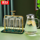 GIANXI玻璃杯耐高溫水杯套裝家用泡茶杯帶把手喝水啤酒杯子節(jié)日禮物