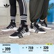 adidas EQT BASK ADV復古風經典中幫運動鞋男女阿迪達斯三葉草 黑/深灰/淺灰 41