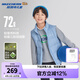 Skechers斯凱奇兒童輕薄羽絨冬季男女童外套羽絨馬甲L424K080/L425K029 淺古舊藍(lán)色/04B2 140 cm