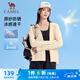 駱駝（CAMEL）冰感速干原紗防曬衣服女防紫外線薄外套 J25BA9L3017 淡月黃 M