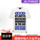 GOODBRAND2025SS新款純色字母滿印彩鉆標(biāo)語短袖T恤男女情侶同款 白色 S