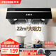 半球家用大吸力油煙機(jī)廚房小尺寸中式油煙機(jī)自動清洗抽油煙機(jī)出租房 22m3大吸力+標(biāo)配四位按鍵 自行安裝