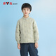 雅鹿童裝棒球服兩穿兒童輕薄羽絨服內膽小孩中大童男女寶寶學(xué)生校服神器 豆綠色 110 適合身高 85-95cm